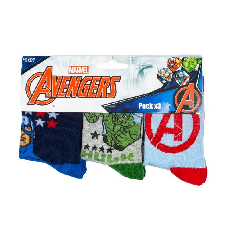 Κάλτσες Avengers (3 pack)