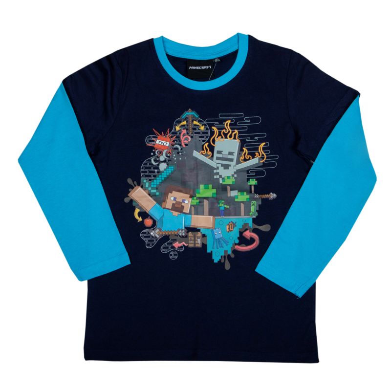 Minecraft Παιδική Μπλούζα για Αγόρια 2