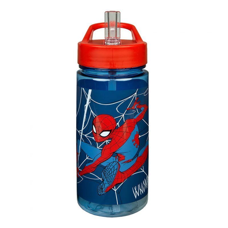 Παγούρι με καλαμάκι Spiderman 500ml
