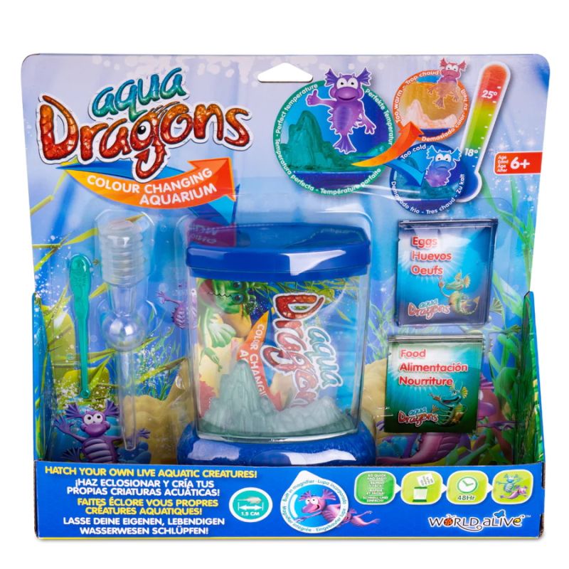 Aqua Dragons Colour Changing in Tray Έξυπνο Ενυδρείο που αντιδρά στην αλλαγή θερμοκρασίας