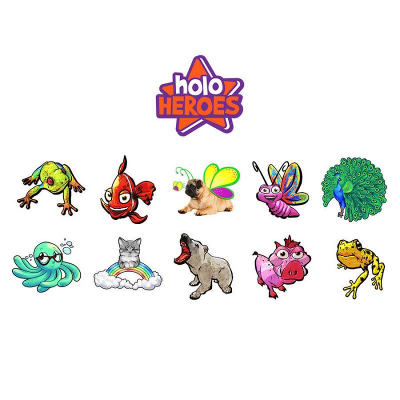 HoloToyz – Holo Heroes Augmented Reality Τατουάζ Επαυξημένης πραγματικότητας που ζωντανεύουν σε κινούμενα σχέδια