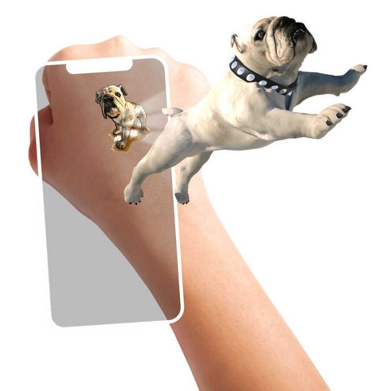 HoloToyz – Pet Party Augmented Reality Τατουάζ Επαυξημένης πραγματικότητας που ζωντανεύουν σε κινούμενα σχέδια