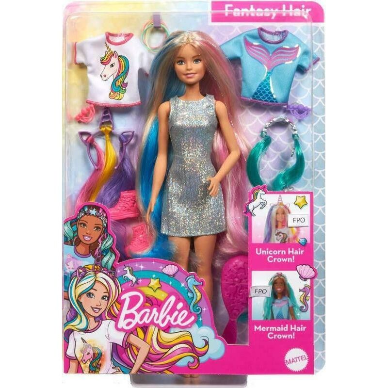 Κούκλα Barbie Φανταστικά Μαλλιά