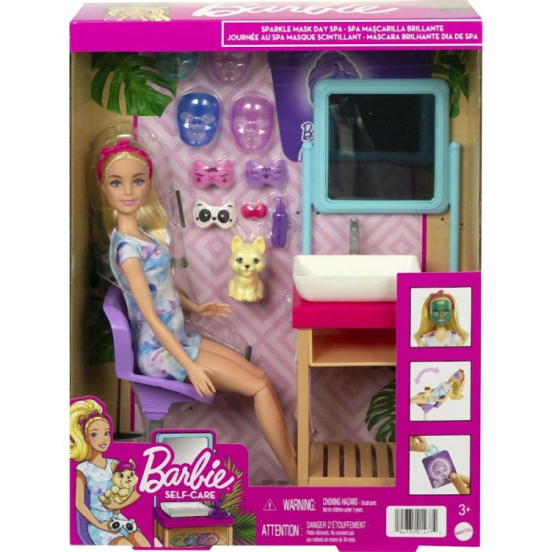 Κούκλα Barbie Self Care - Στούντιο Περιποίησης
