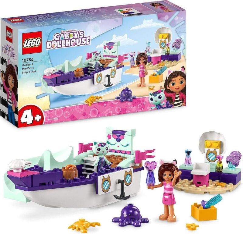 LEGO® Gabby's Dollhouse Gabby & MerCat’s Ship & Spa