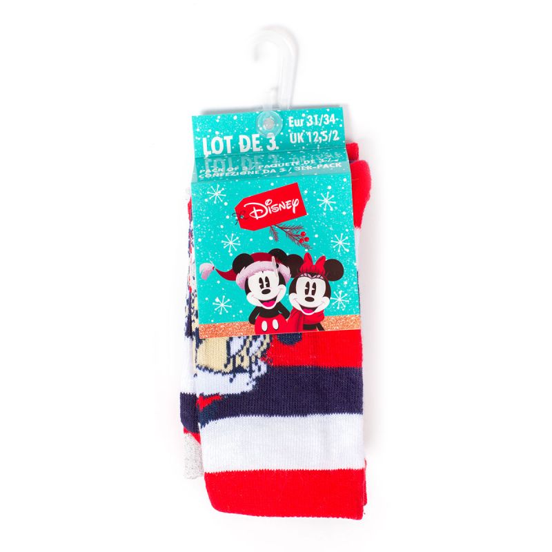 Κάλτσες Disney Minnie Χριστουγεννιάτικες
