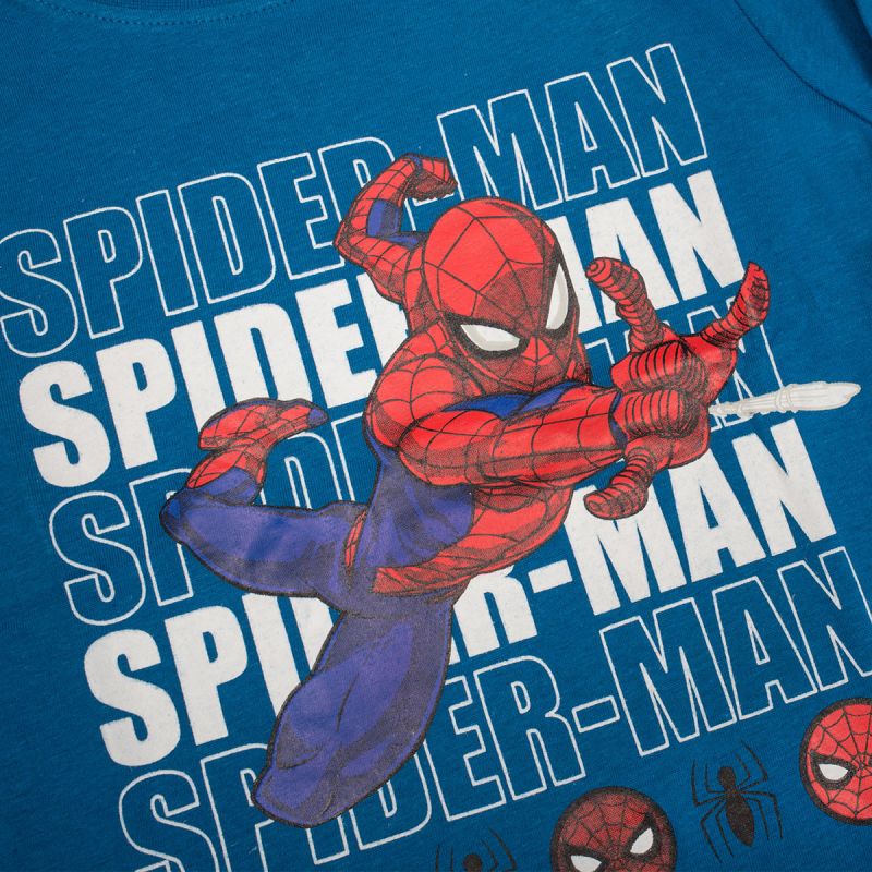 Μπλούζα Spiderman για Αγόρια Γαλάζια