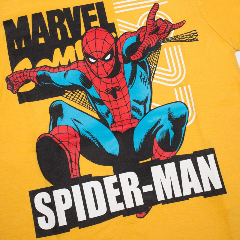 T-Shirt Spiderman Κίτρινο