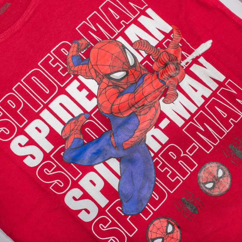Μπλούζα Spiderman για Αγόρια Κόκκινη