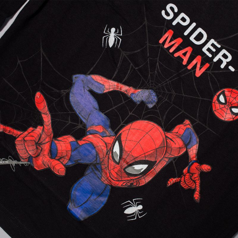 Μπλούζα Spiderman για Αγόρια μαύρη