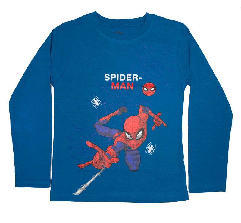 Μπλούζα Spiderman για Αγόρια μπλε