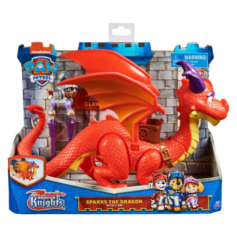 Spin Master Paw Patrol Rescue Knights - Sparks The Dragon With Claw