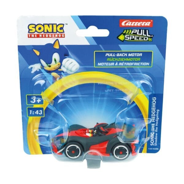 Sonic_shadow_BeHero_1 Carrera Pull Speed: Sonic The Hedgehog - Shadow the Hedgehog Pull-Back Vehicle 1:43