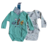 Βρεφικά Κορμάκια Winnie the Pooh Μακρυμάνικα (2 pack)
