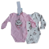 Βρεφικά Κορμάκια Disney Marie Cat Μακρυμάνικα (2 pack)