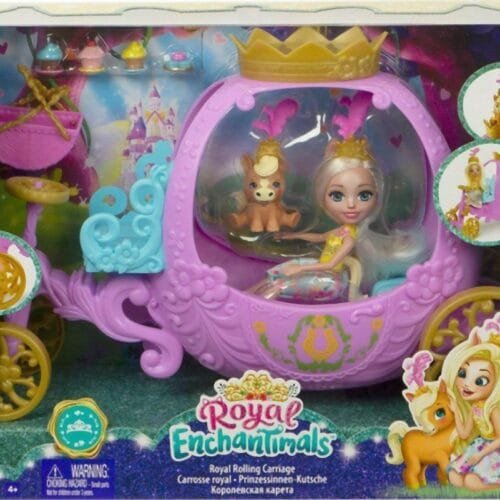 Mattel Royal Enchantimals: Royal Rolling Carriage (GYJ16)