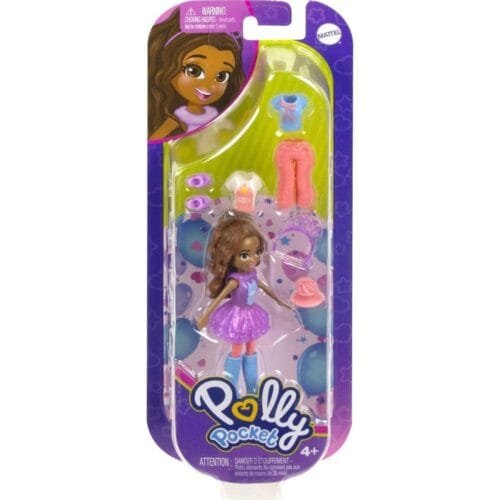 Mattel Polly Pocket - Lama Fashion Dark Skin Doll (HKV85)