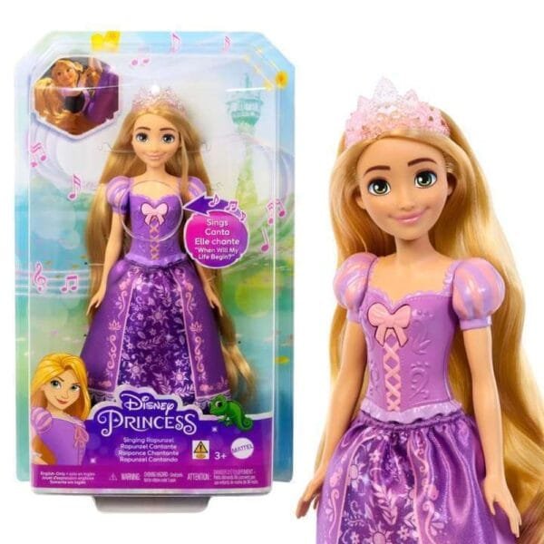 Mattel Disney Princess - Singing Rapunzel Doll (English Language) (HPD41)