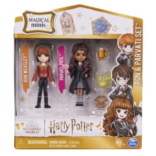 Spin Master Wizarding World Harry Potter: Ron Parvati Set Magical Minis (6064902)