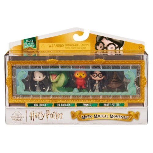 Spin Master Harry Potter: Micro Magical Moments - Tom Riddle/The Basilisk/Fawkes/Harry Potter Mini Figures 5Pack (6068622)