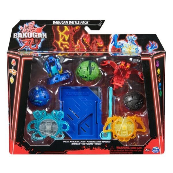 Spin Master Bakugan: Battle Pack - Special Attack Nillious/Mantid/Bruiser/Octogan/Trox (20142084)