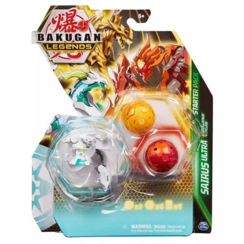 Spin Master Bakugan Legends: Sairus Ultra - Auxillataur Cycloid Starter Pack (20140287)