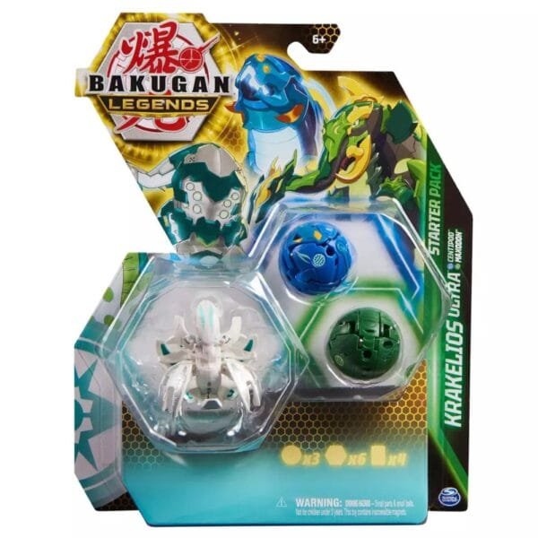 Spin Master Bakugan Legends: Krakelios Ultra - Centipod Maxodon Starter Pack (20140289)