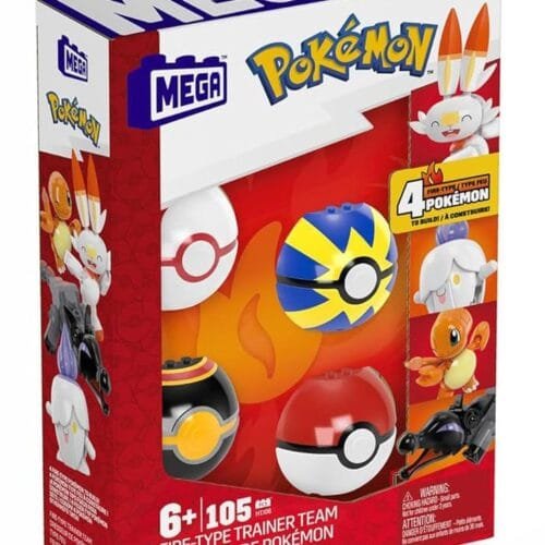 Mattel Mega Pokemon: Fire-Type Trainer Team (HTJ06)