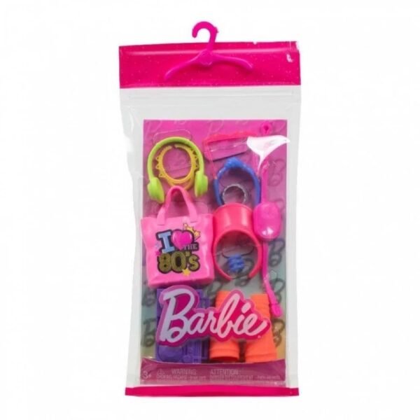 Mattel Barbie: Pink Bag I Love 80s Accessories (HWV74)