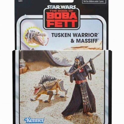 Hasbro Fans Disney Star Wars The Book of Boba Fett: The Vintage Collection - Tusken Warrior Massiff Action Figures (10cm) (F6991)