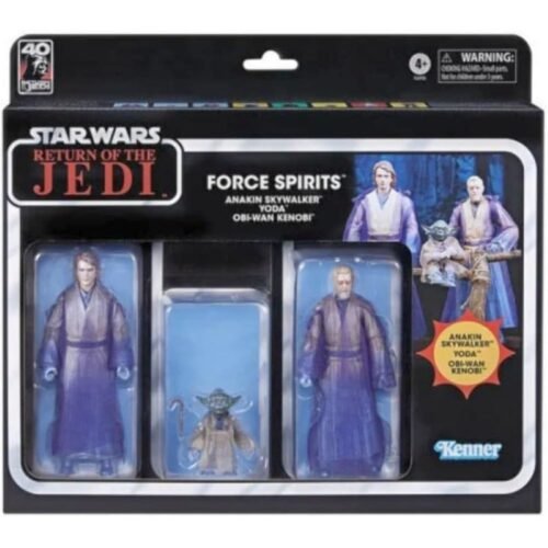 Hasbro Fans Black Series: Disney Star Wars Return of the Jedi Force Spirits - Anakin Skywalker / Yoda / Obi-Wan Kenobi Figures (15cm) (F6998)