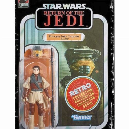 Hasbro Fans - Disney Star Wars: Return of the Jedi Retro Collection - Princess Leia Organa (Boushh) Action Figure (10cm) (F7278)