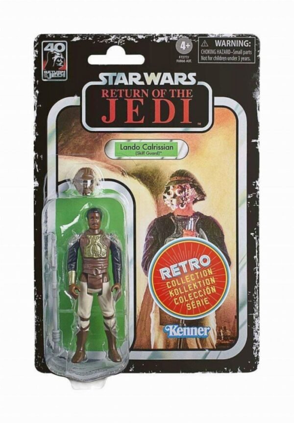 Hasbro Fans - Disney Star Wars Return of the Jedi Retro Collection: Lando Calrissian (Skiff Guard) Action Figure (10cm) (F7277)