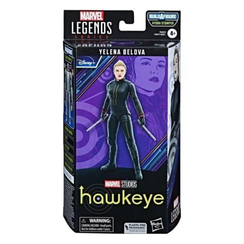 Hasbro Disney Marvel Legends Series: Build a Figure Hydra Stomper - Hawkeye Yelena Belova Action Figure (15cm) (F6541)