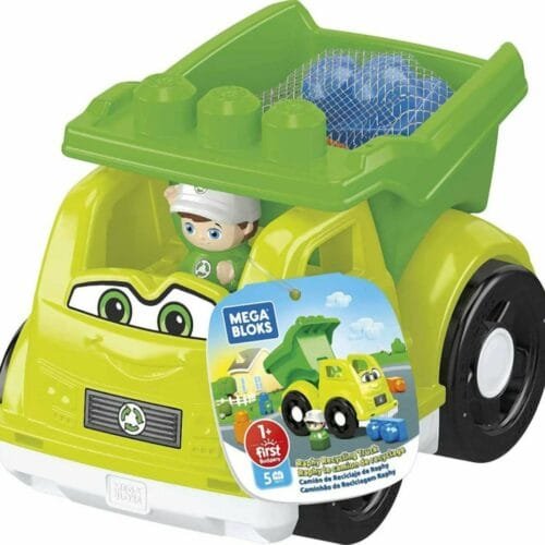 Fisher Price Mega Bloks: Block Buddies - Raphy Recycling Truck (HBP13)