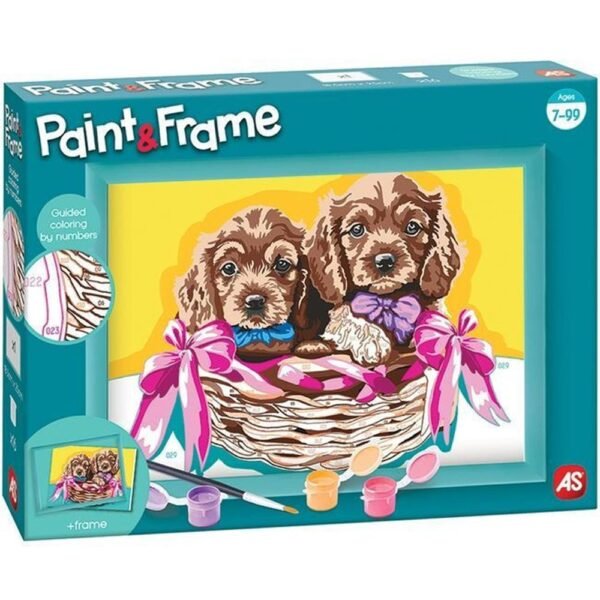 AS Paint Frame Αdorable Puppies (1038-41019)