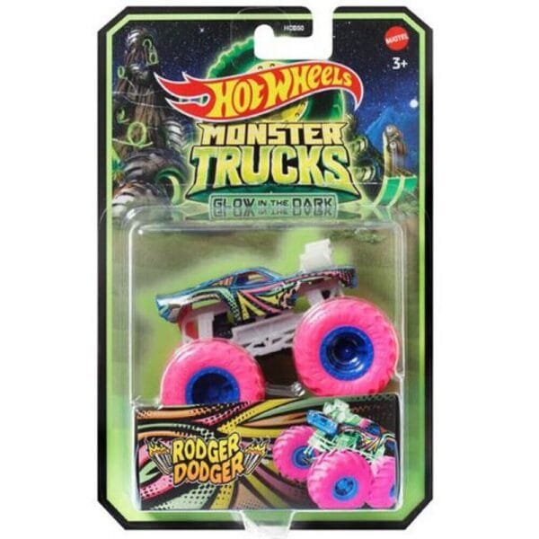 wp-image-behero-18706.jpg Mattel Hot Wheels Monster Trucks: Glow in The Dark - Rodger Dodger (HWC91)