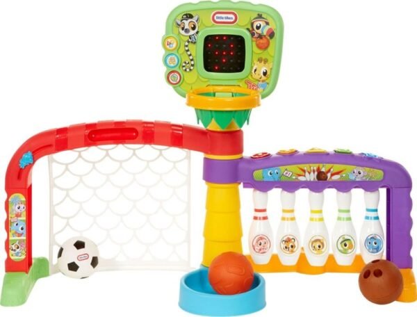 Little Tikes: Learn Play - 3-in-1 Sports Zone (Basketball / Soccer / Bowling) (643224P1E4C)