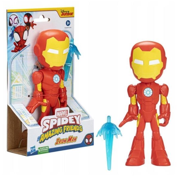 Hasbro Disney Marvel: Spidey and his Amazing Friends - Iron Man Supersized Hero Figure (F6164)