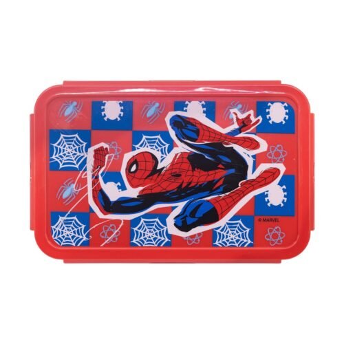 Stor Marvel: Spiderman Arachnid Grid - Rectangular Food Container With Removable Compartments (74745)