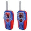eKids Spiderman Walkie Talkies για παιδιά & ενήλικες με ενσωματωμένο μεγάφωνο και εμβέλεια 150 μέτρων (SM-212v2) (Μπλε/Γκρι/Κόκκινο)