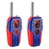 eKids Spiderman Walkie Talkies για παιδιά & ενήλικες με ενσωματωμένο μεγάφωνο και εμβέλεια 150 μέτρων (SM-212v2) (Μπλε/Γκρι/Κόκκινο)