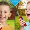eKids Spiderman Walkie Talkies για παιδιά & ενήλικες με ενσωματωμένο μεγάφωνο και εμβέλεια 150 μέτρων (SM-212v2) (Μπλε/Γκρι/Κόκκινο)