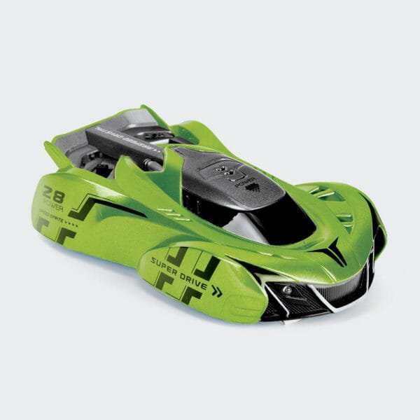 Remote Control Wall Climbing Super Car - Τηλεκατευθυνόμενο Υπεραυτοκίνητο που Σκαρφαλώνει Τοίχους σε Πράσινο Χρώμα