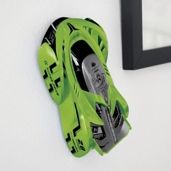 Remote Control Wall Climbing Super Car - Τηλεκατευθυνόμενο Υπεραυτοκίνητο που Σκαρφαλώνει Τοίχους σε Πράσινο Χρώμα