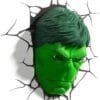 3D Light FX – 3DL – Marvel Hulk Face 3D Deco Light