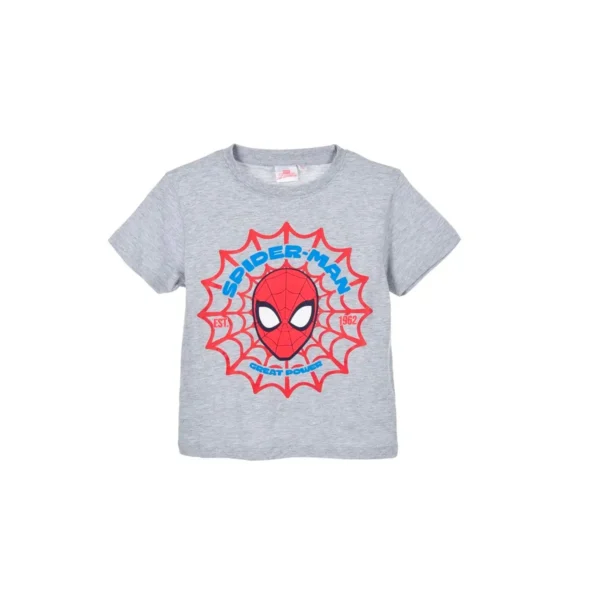 paidiko_mplouzaki_kontomaniko_spiderman_gkri_BeHero Παιδική Μπλούζα Spiderman