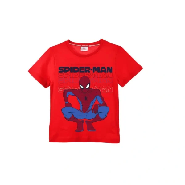 paidiko_mplouzaki_kontomaniko_spiderman_kokkino_BeHero Παιδική Μπλούζα Spiderman