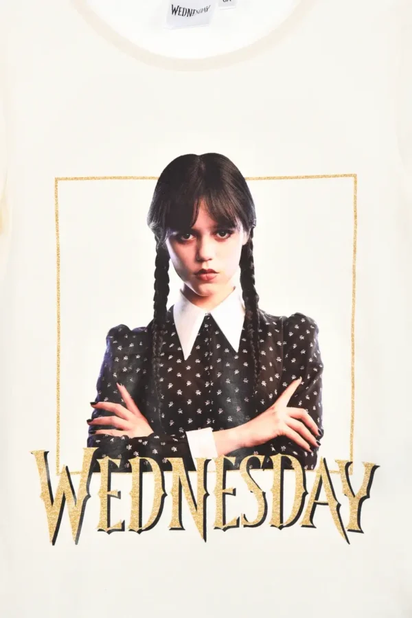 paidiko_mplouzaki_wednesday_leuko_BeHero_2 Παιδική Μπλούζα Wednesday Addams