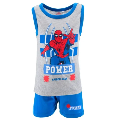 Παιδικό Καλοκαιρινό Σετ Αμάνικο Spiderman